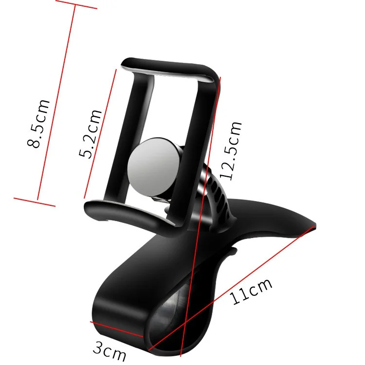 Car Dashboard 360 Degree Rotatable Mobile Phone Holder Stand