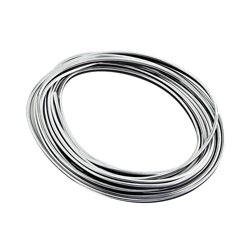 Car Vehicle Car Interior Decor Chrome-plated Strip - Silver