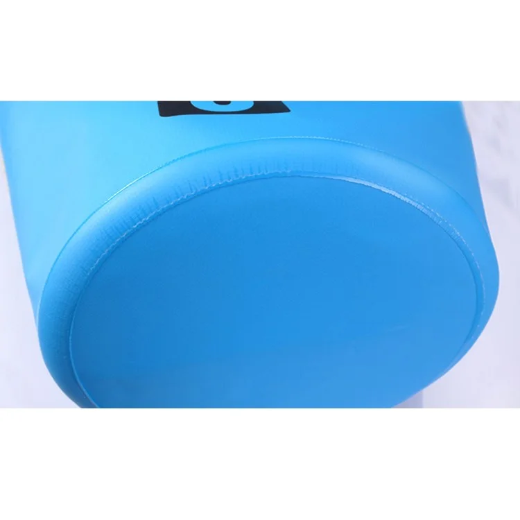 15L Outdoor Waterproof Swimming Bag Bucket Lightweight Floating Dry Sack - Baby Blue