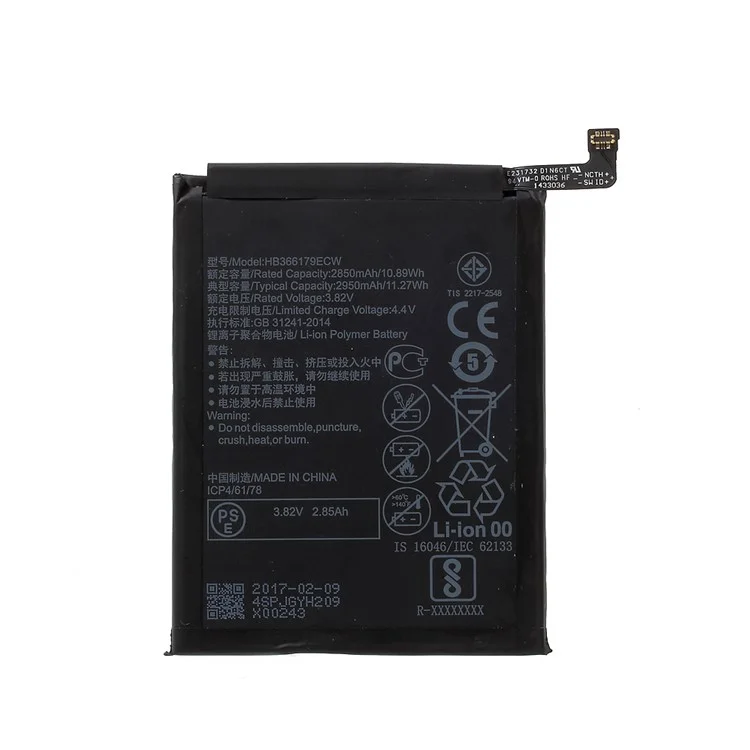 For Huawei nova 2 OEM Battery Replacement HB366179ECW 2850mAh 3.82V