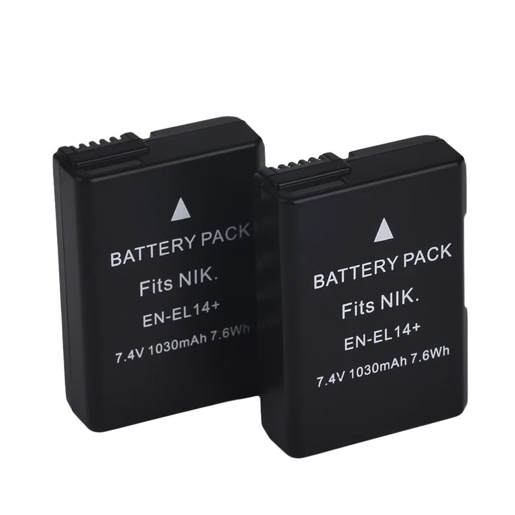 1030mAh Nikon EN-EL14 Li-ion Battery Pour Nikon D3100 D5100 Coolpix P7000 P7800 Etc.