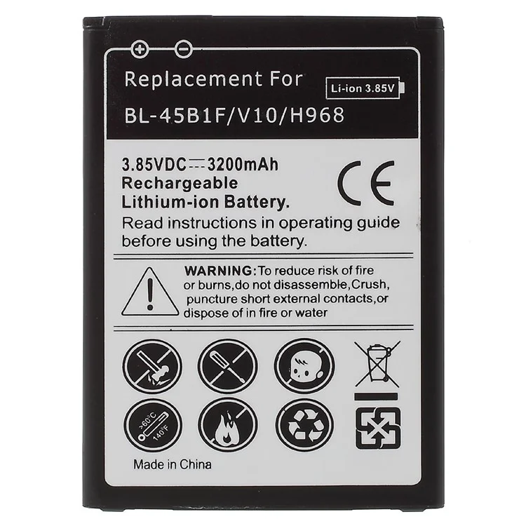 3200mAh BL-45B1F Li-ion Battery Replacement for LG V10