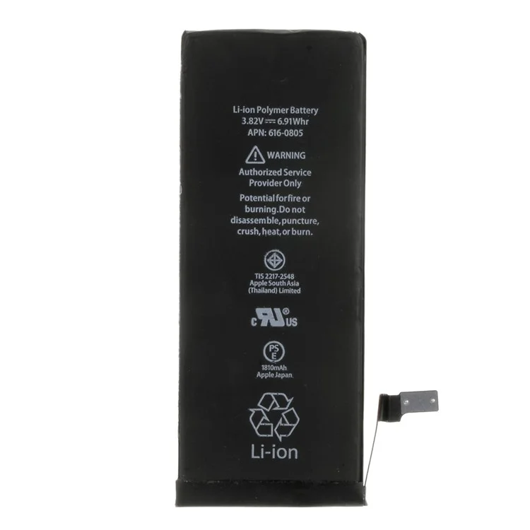 1:1 AAA 3.82V 1810mAh Li-ion Polymer Battery Replacement for iPhone 6 4.7 inch