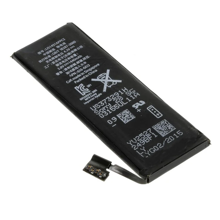 1:1 AAA 3.8V 1440mAh Li-ion Polymer Battery Replacement for iPhone 5