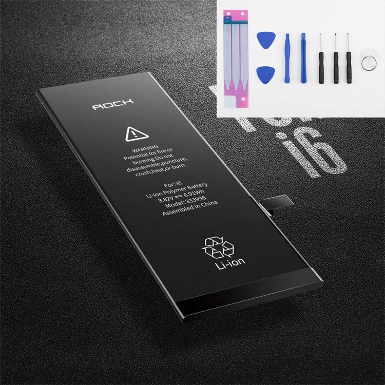 ROCK 3.82V 1810mAh Li-ion Polymer Battery + Tool Kit for iPhone 6 4.7 inch