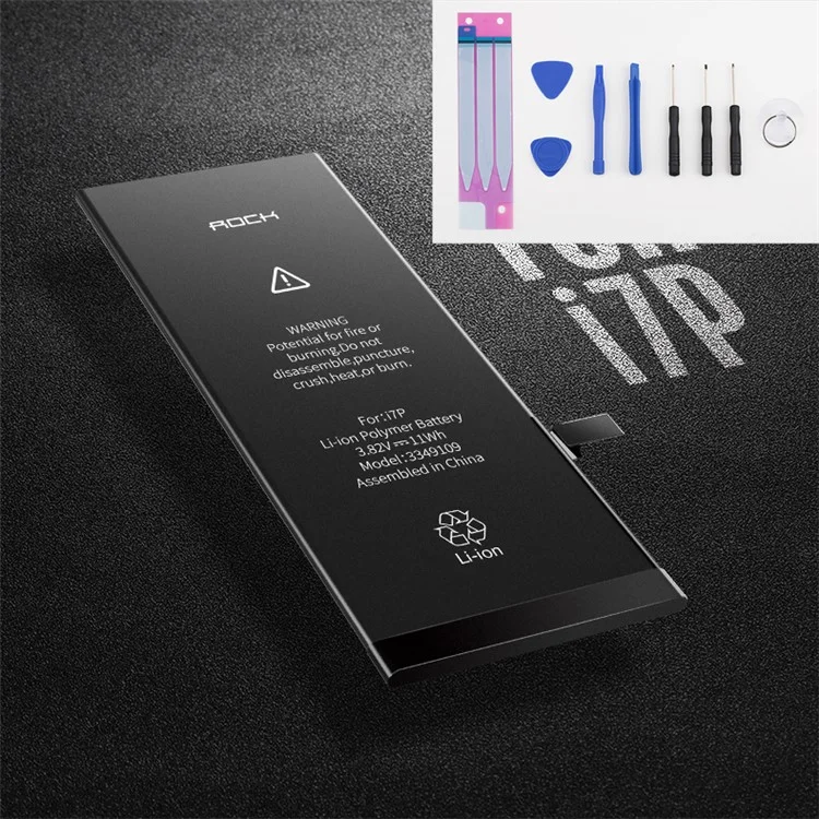 ROCK 3.82V 2900mAh Li-ion Polymer Battery + Tool Kit for iPhone 7 Plus 5.5 inch