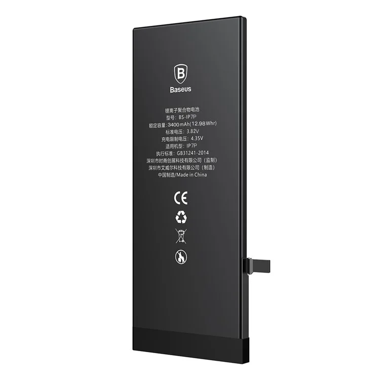 BASEUS 3.82V 3400mAh Li-polymer Battery Replacement for iPhone 7 Plus (High-capacity Version)