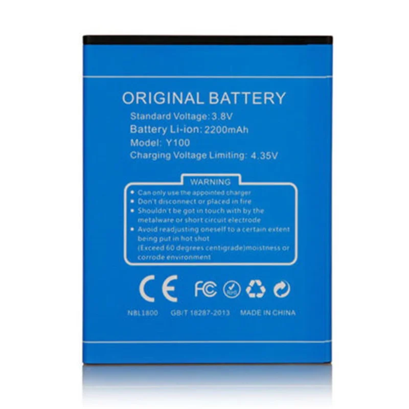 For Doogee Y100 Removable S / N: H0420Y10000450 Li-ion Battery (2200mAh)