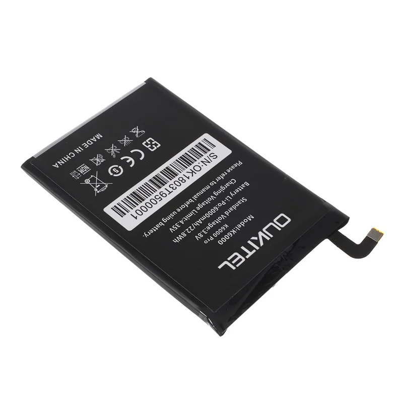 Removable Li-ion Battery for Oukitel K6000 / K6000 Pro 6000mAh