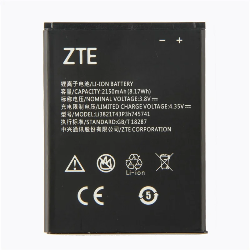 3.8V 2150mAh Li-ion Battery for ZTE Blade L5 Plus