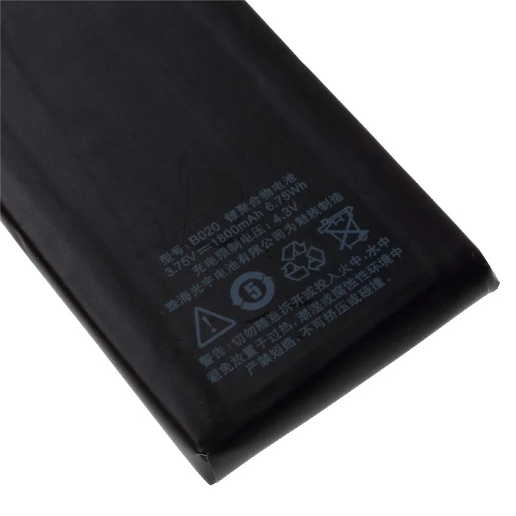1800mAh OEM Li-polymer Battery Repair Part for Meizu MX2