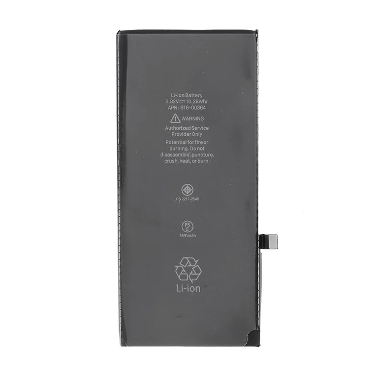 For Apple iPhone 8 Plus 5.5 inch 2691mAh 3.82V Li-ion Battery Replacement (without Logo) ( Battery Cell and Assembly Flex Cable )