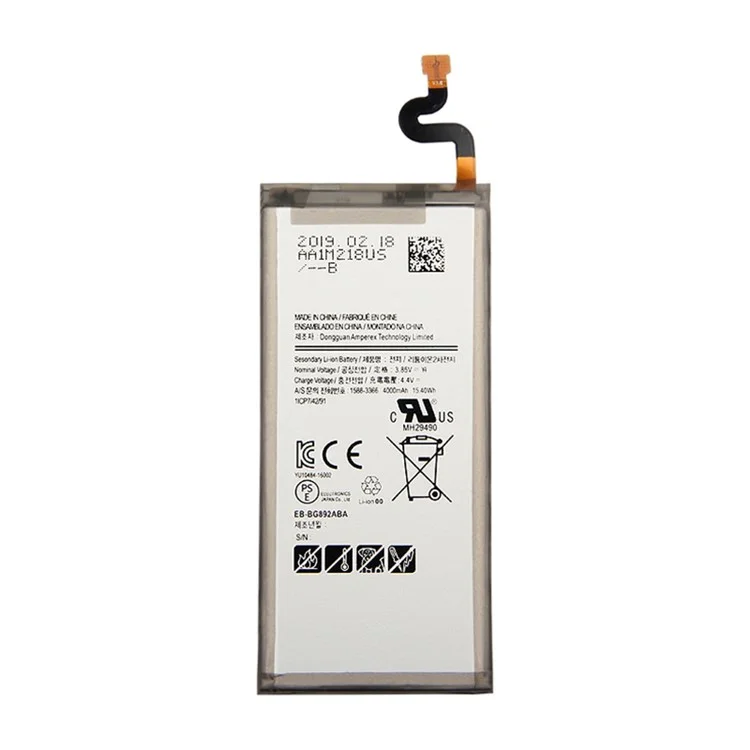 EB-BG892ABA 4000mAh Batterie Li-polymer Pour Samsung Galaxy S8 Active