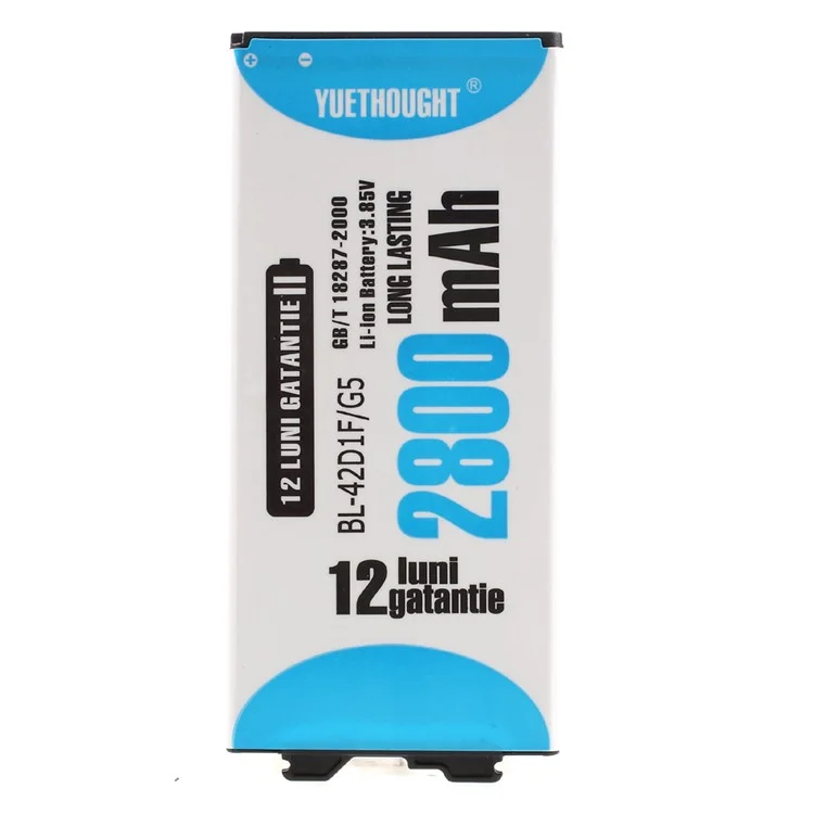 YUETHOUGHT BL-42D1F Li-ion Battery 2800mAh 3.85V for LG G5 / G5 SE