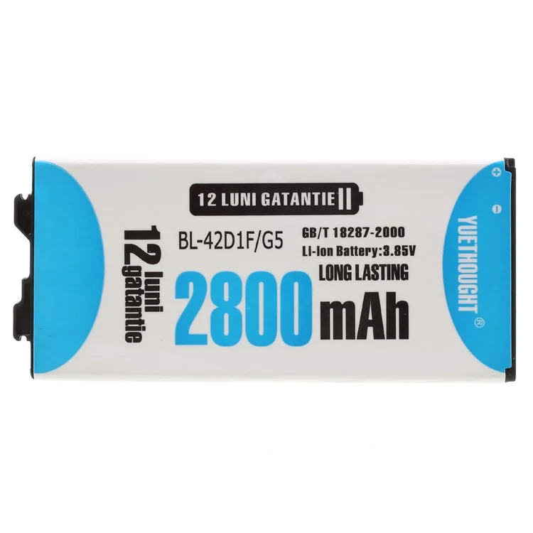 YUETHOUGHT BL-42D1F Li-ion Battery 2800mAh 3.85V for LG G5 / G5 SE