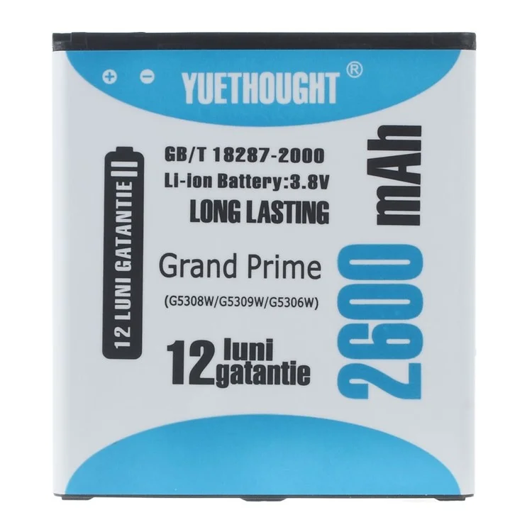 YUETHOUGHT Li-ion Battery 2600mAh for Samsung Galaxy Grand Prime G530