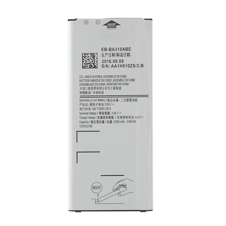 EB-BA310ABE 3.85V 2300mAh Li-ion Battery for Samsung Galaxy A3 (2016) A310 /A5310