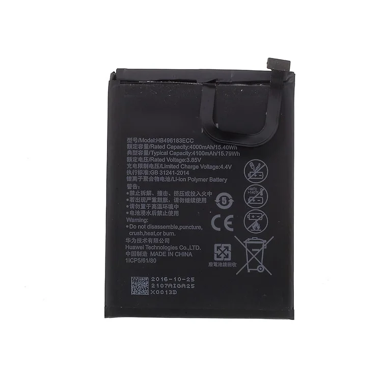OEM HB496183ECC Battery Replacement 4100mAh for Huawei Enjoy 6 NCE-AL00