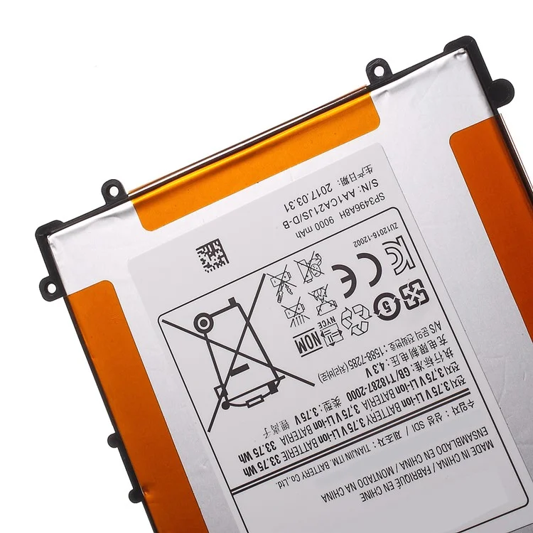 OEM 9000mAh 3.75V Li-ion Battery Replacement for Samsung Google Nexus 10 P8110