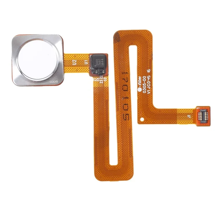 For Xiaomi Mi Mix OEM Fingerprint Home Button Flex Cable Part - Silver + White