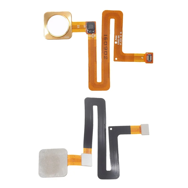 OEM Fingeraftryks-hjemmetast flekskabel til Xiaomi Mi Mix - Sølv + Guld