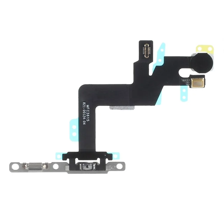 OEM Power Switch Button Flex Cable with Metal Plate for iPhone 6s Plus 5.5 inch