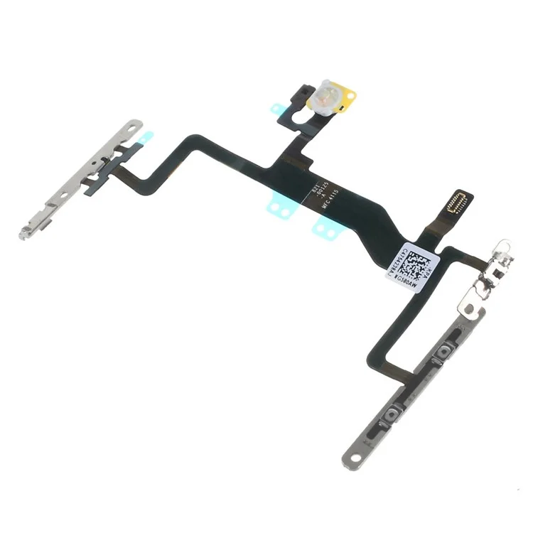 OEM Power Switch Button Flex Cable with Metal Plate for iPhone 6s 4.7 inch