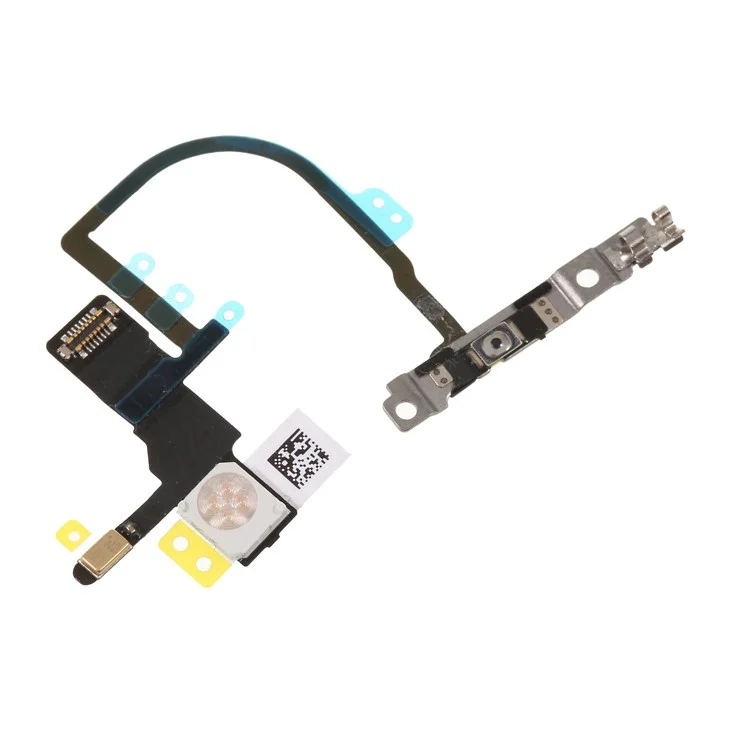 OEM Power ON/OFF Switch Button Flex Cable with Metal Plate Replacement Part for iPhone XS Max 6.5 inch