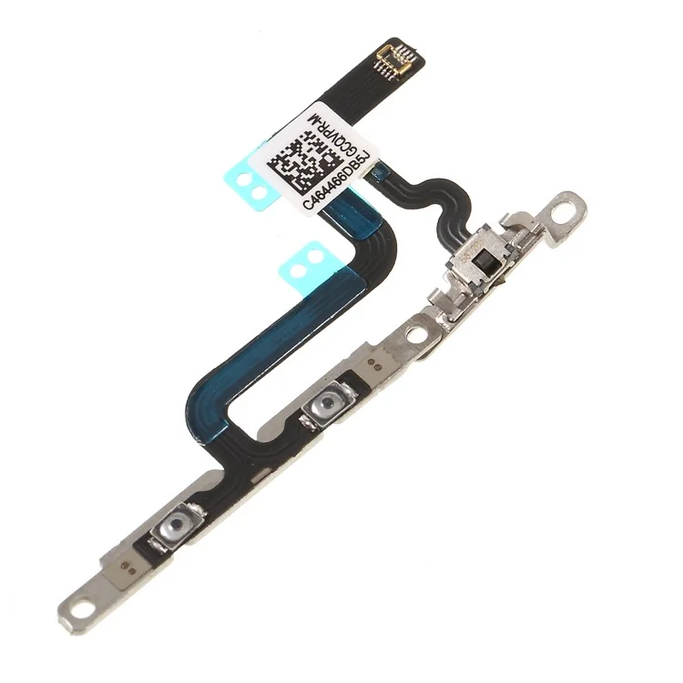 Pulsante Volume Flex Cable Parte Con Piastra Metallica Per Iphone 6s Più 5,5 Pollici