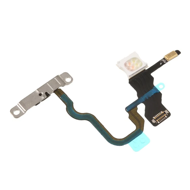 Power On/Off Flex Cable Replacement Part with Metal Plate for iPhone X