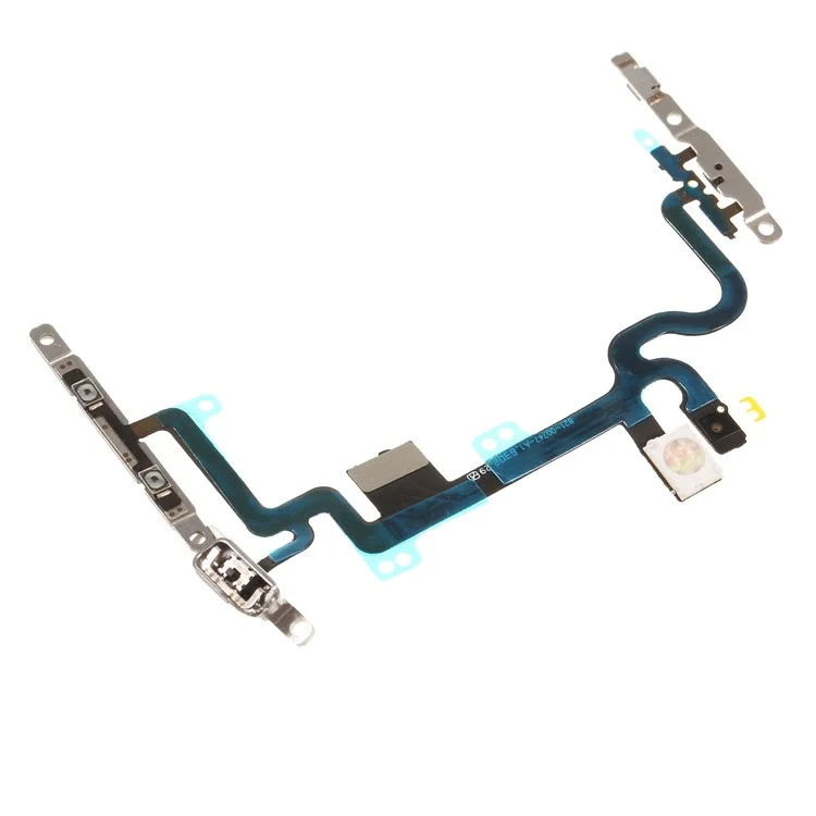 Para Iphone 7 4,7 Polegadas OEM Liga/desliga e o Botão de Volume Flex Cable Part Com Placa de Metal