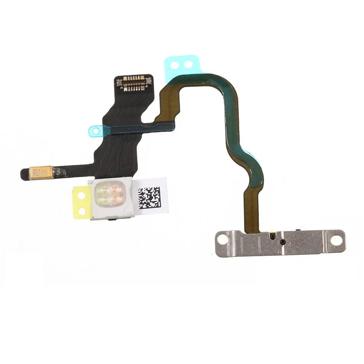 Para Iphone X de 5.8 Pulgadas OEM Encendido/apagado Botón Cable Flexible Con Parte de Reemplazo de Placa de Metal