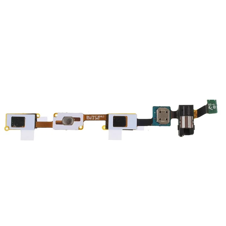 Capteur de Bouton D'accueil OEM + Partie de Câble Flexible Audio Jack de Ciel Flexible Pour Samsung Galaxy J7 Nxt J701