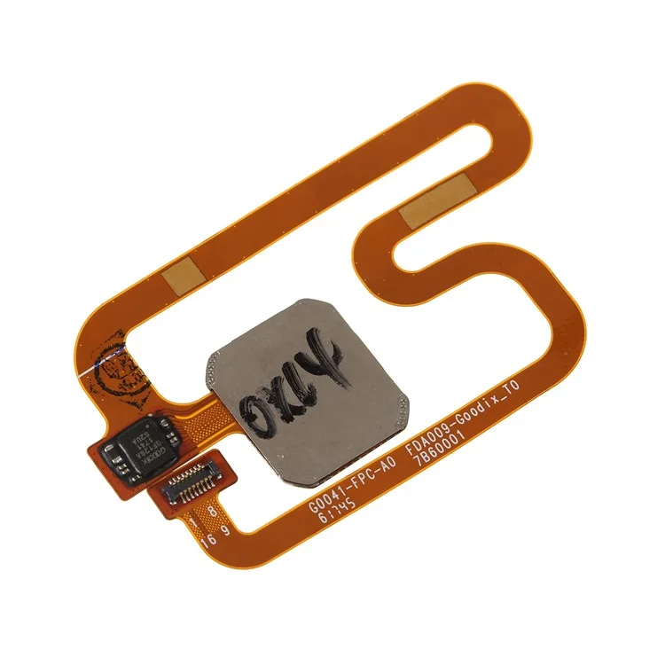 OEM Pour OPPO R15 Pro Home Key Empreinte Button Flex Cable Flex Cable Pièce de Rechange - le Noir