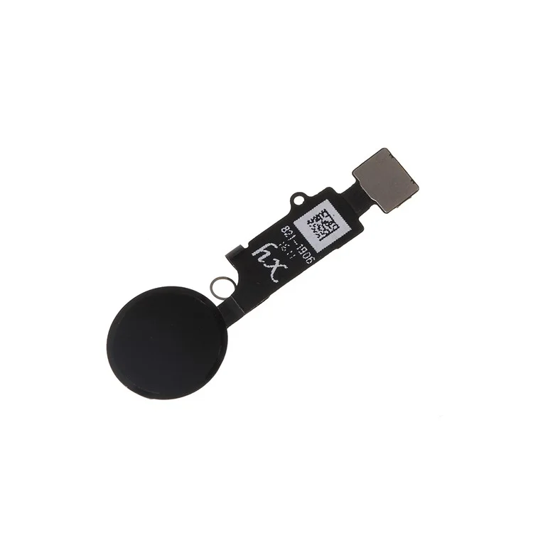 HX OEM Fingerprint Home Button Flex Cable [Final Edition-Tactile Style] for iPhone 8 / 8 Plus / 7 / 7 Plus - Black