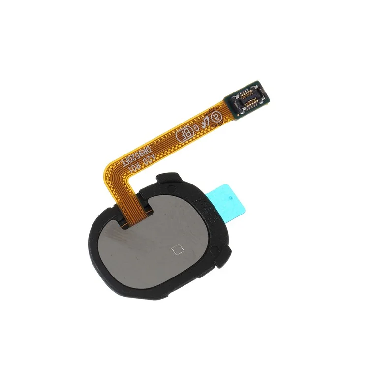 Pour Samsung Galaxy A20 SM-A205 / A20e OEM Clé d'accueil Bouton à capteur d'empreintes digitales Câble Flex (sans logo) - Noir