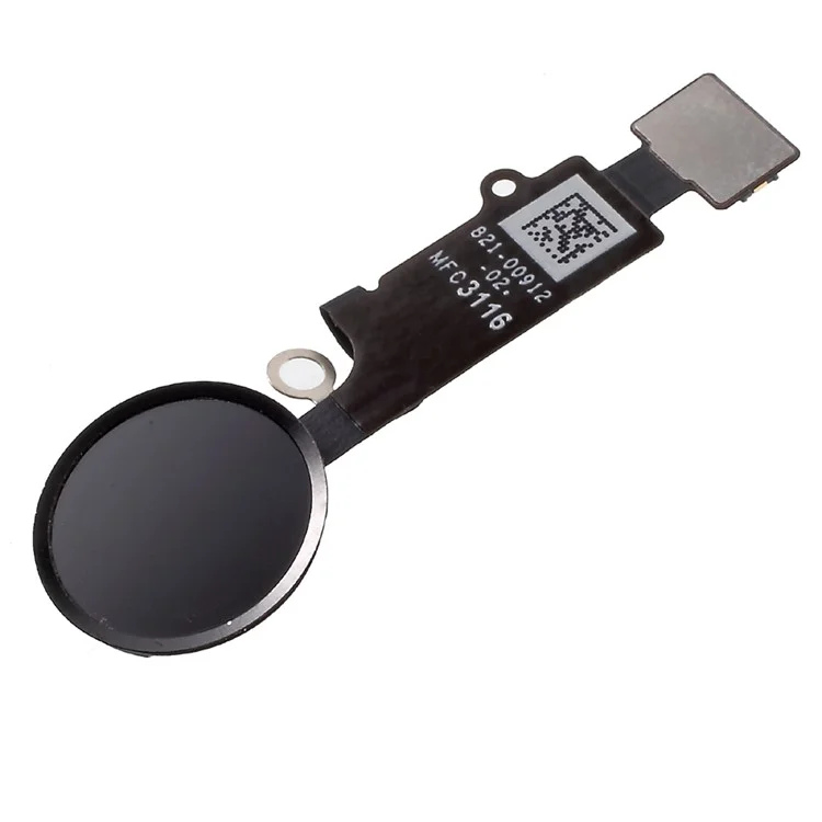 Home Return Button Flex Cable for iPhone 7 4.7 / 7 Plus 5.5 (OEM Material Assembly) - Black