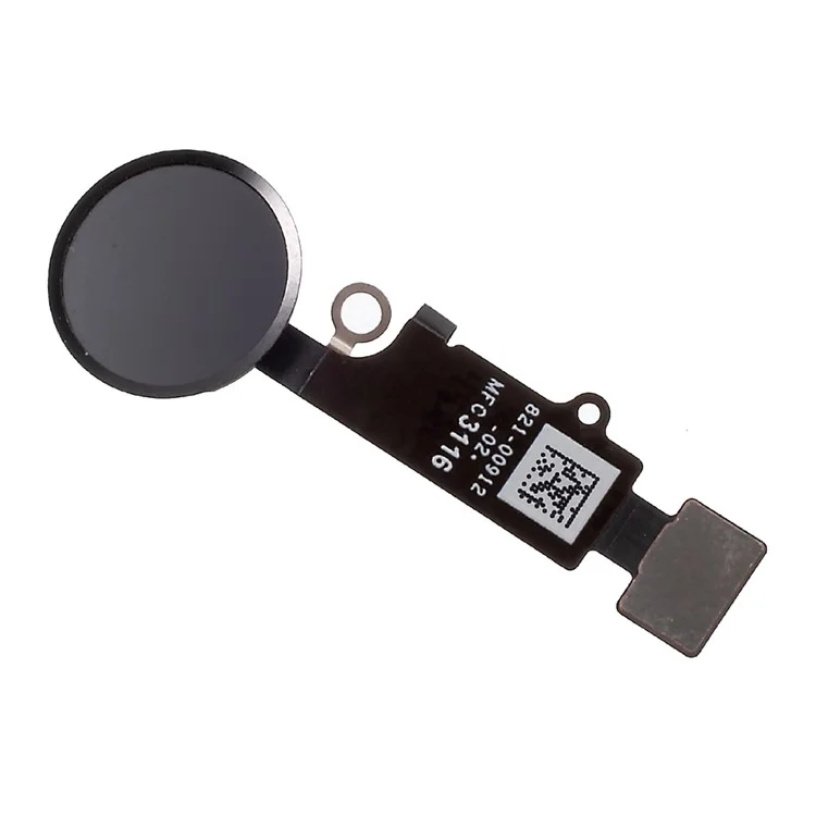 Home Return Button Flex Cable for iPhone 7 4.7 / 7 Plus 5.5 (OEM Material Assembly) - Black