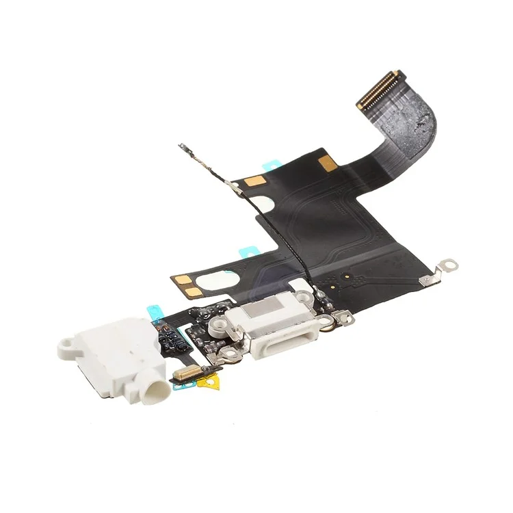 Charging Port Flex Cable Replace Part for iPhone 6 4.7 (Refurbished Disassembly) - White