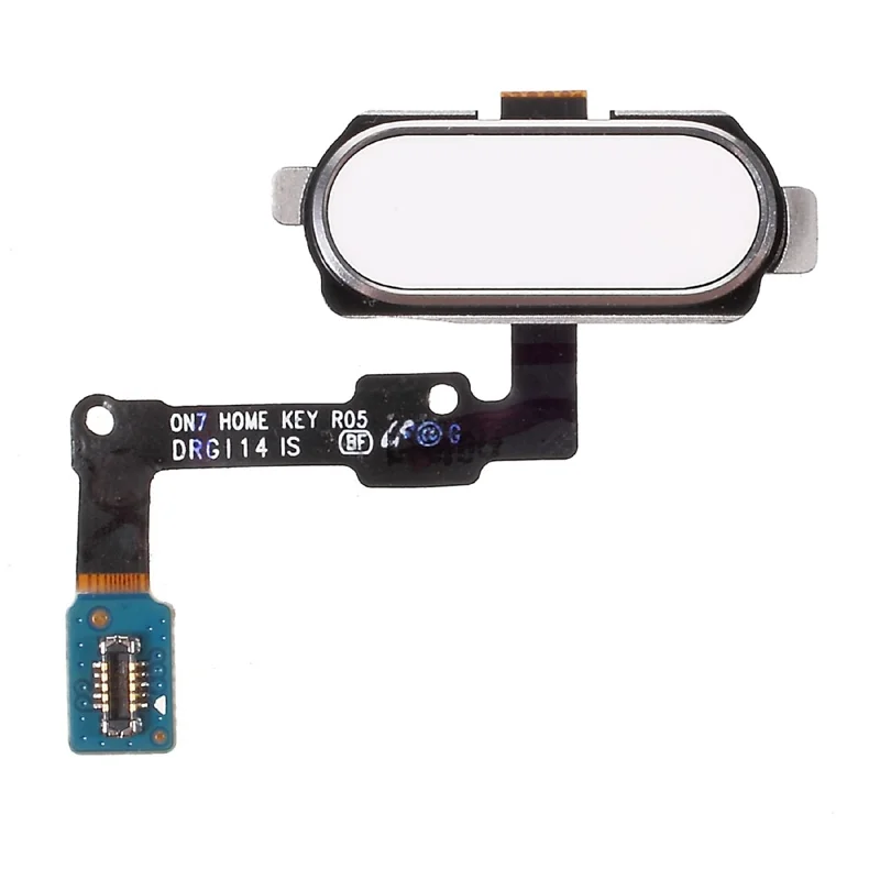 For Samsung Galaxy J7 Prime / On7 (2016) Fingerprint Home Button Flex Cable Part (OEM Disassembly) - White