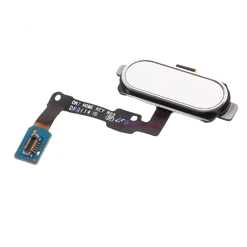 For Samsung Galaxy J7 Prime / On7 (2016) Fingerprint Home Button Flex Cable Part (OEM Disassembly) - White