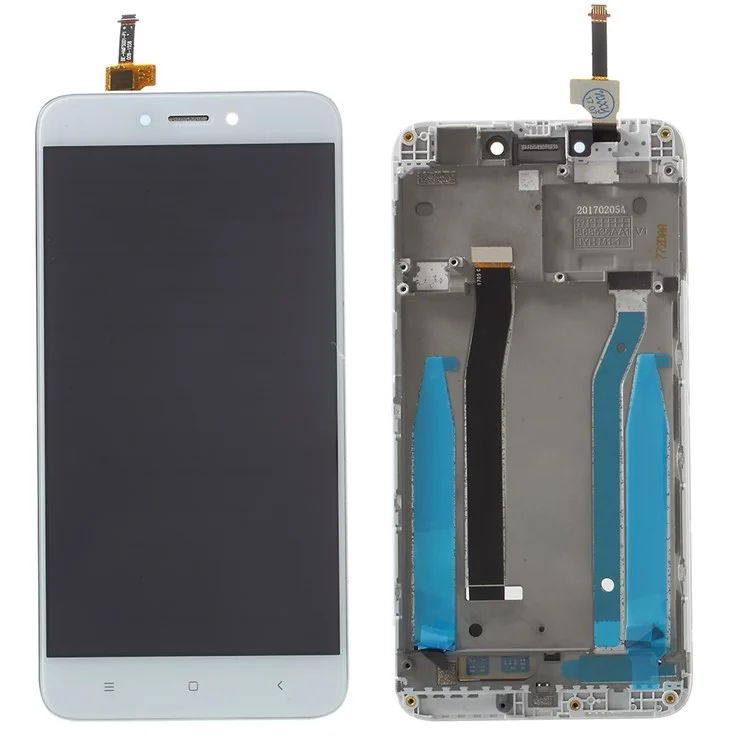 For Xiaomi Redmi 4X LCD Screen and Digitizer Assembly + Frame (without Logo) - White