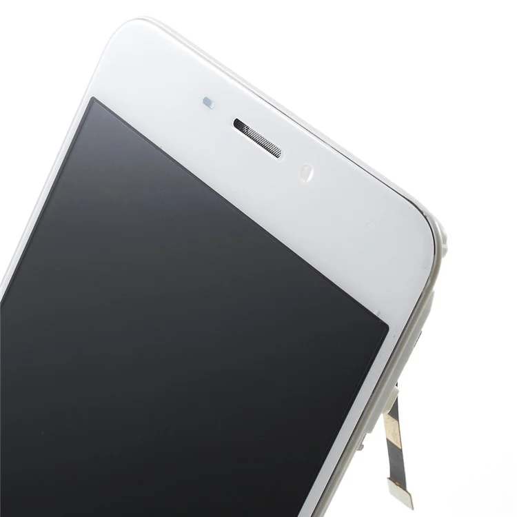 OEM LCD Screen and Digitizer Assembly + Frame for Meizu M5 Note - White