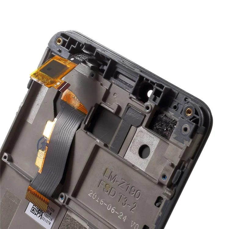 OEM LCD Screen and Digitizer Assembly + Frame Part Replacement for Meizu m3s - Black
