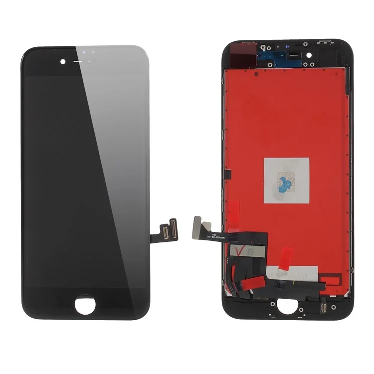 For iPhone 8 4.7 inch/SE (2nd Generation) LCD Screen and Digitizer Assembly Replacement Part (Made by China Manufacturer ESR, Full View, 380-450cd/m2 Luminance) (without Logo) - Black