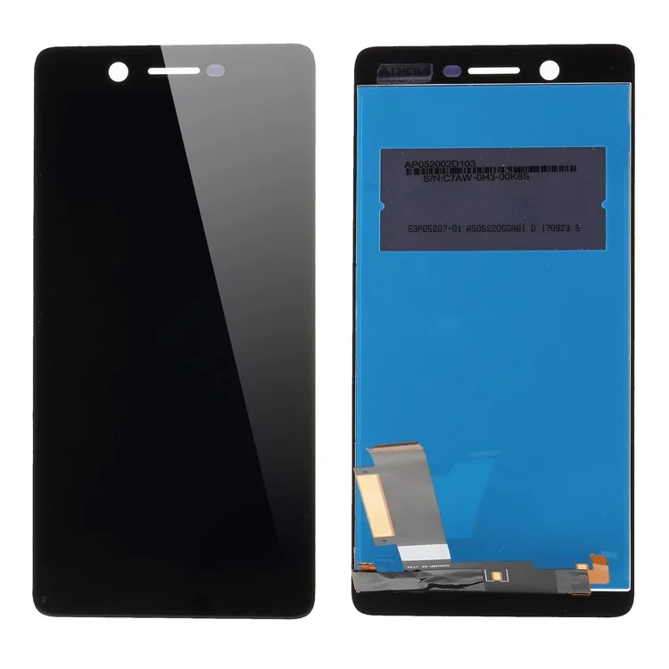 OEM LCD Screen And Digitizer Assembly Substituição Para Nokia 7 - Preto