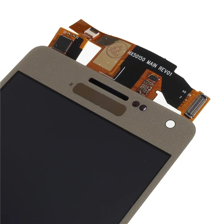LCD Screen and Digitizer Assembly Part with Screen Brightness IC for Samsung Galaxy A5 SM-A500F (2014) - Gold