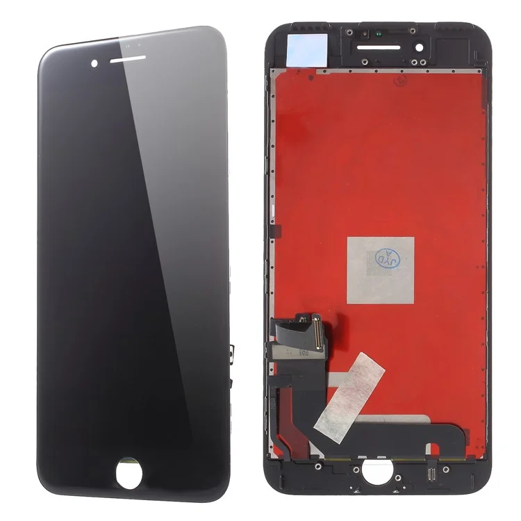 For iPhone 7 Plus 5.5 inch LCD Screen and Digitizer Assembly Part Replacement (Non-OEM Screen Glass Lens, OEM Other Parts) - Black