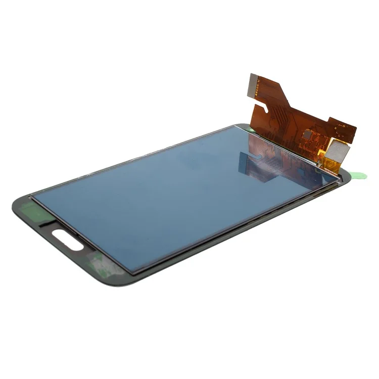 LCD Screen and Digitizer Assembly Part with Screen Brightness IC for Samsung Galaxy S5 G900 - Black