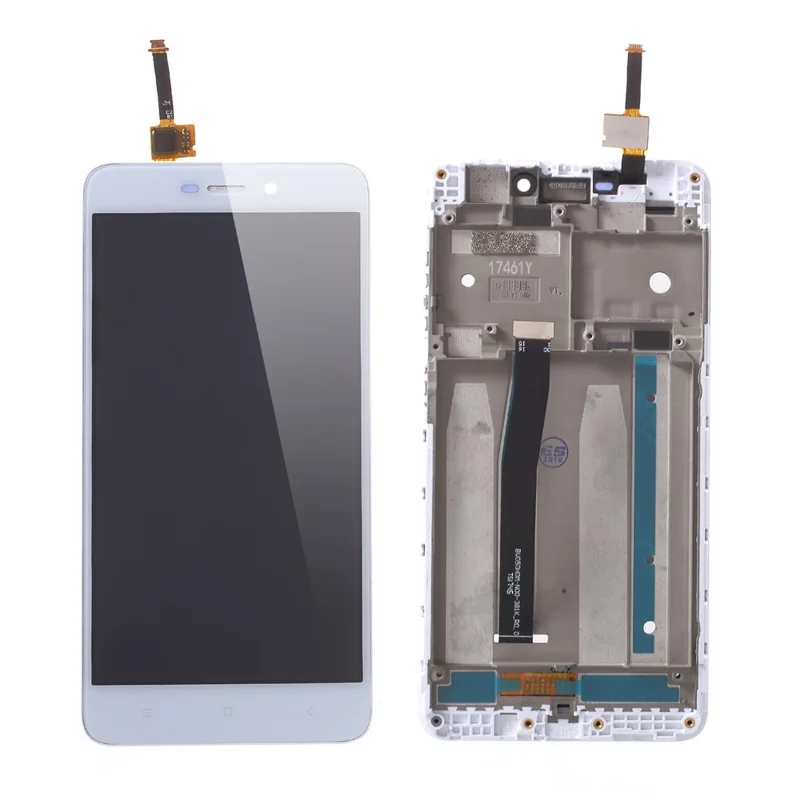 LCD Screen and Digitizer Assembly Replacement with Front Housing for Xiaomi Redmi 4a - White